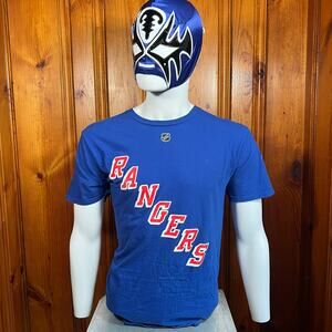 Fanatics L NHL Rangers Chytil 72 T-Shirt Blue Graphic